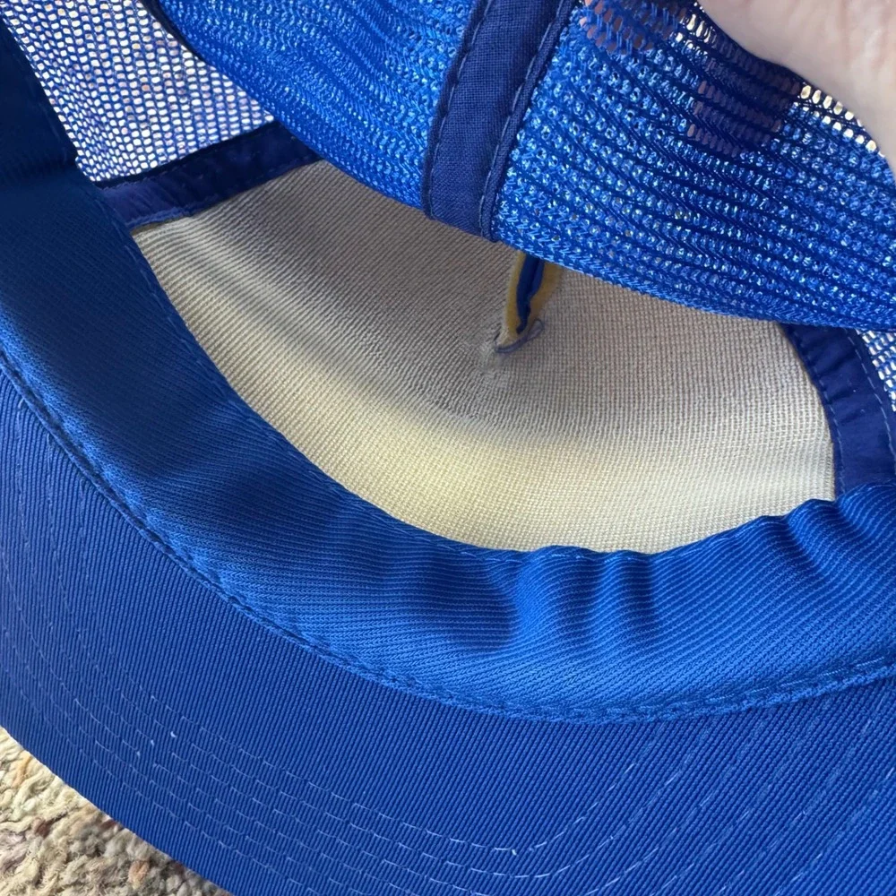 Tru Turn Hooks Blue Mesh Trucker‎ Hat Snapback Fishing Cap One Size